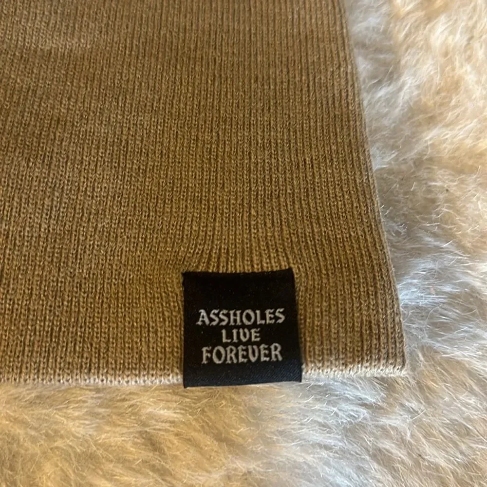 Assholes live forever beanie OS (3150) NEW